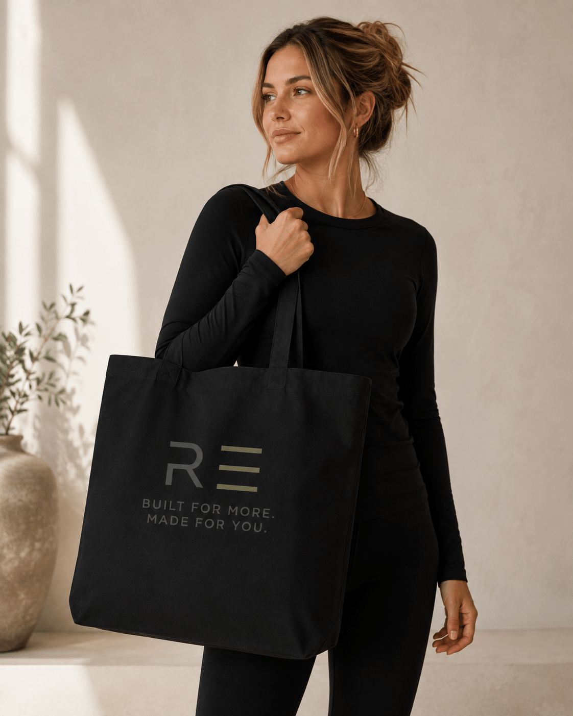 RE Canvas Tote