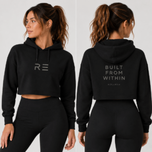 RE Cropped Hoodie