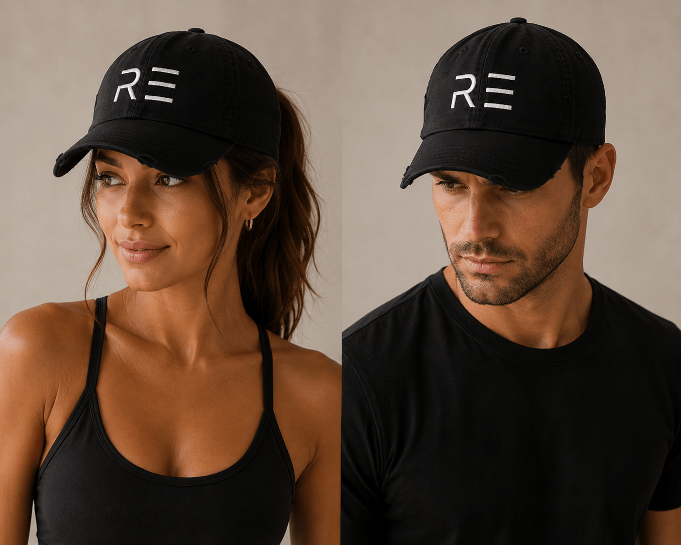 RE Distressed Dad Hat